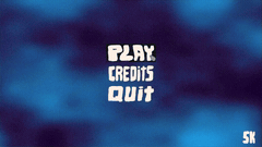Animated gif of a main menu in the Sen z Úst.