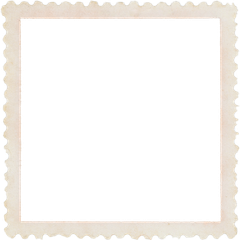 Empty postage stamp.